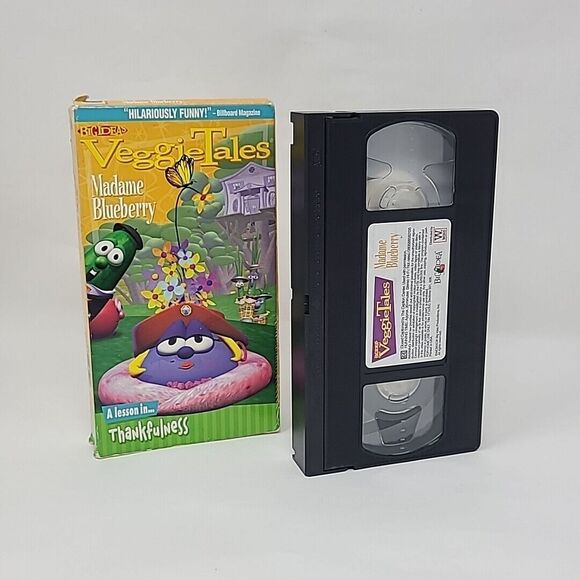 VeggieTales - Madame Blueberry: A Lesson in Thankfulness (VHS, 1999) - Picture 2 of 3